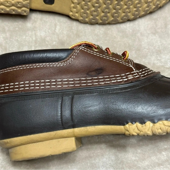 L.L. Bean Waterproof, Mud proof Gum sole Lace Up Bean Boots Shoes Size 10 N - Picture 13 of 14